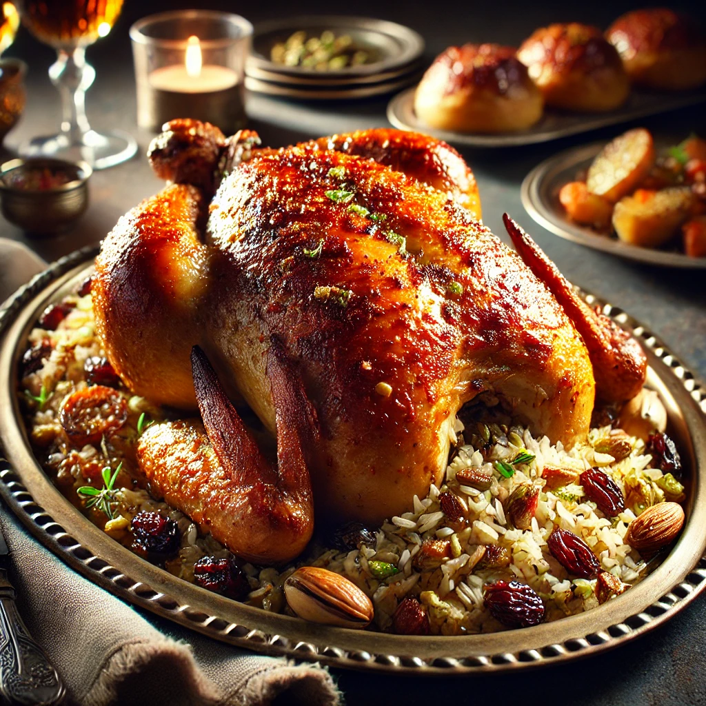 Easy Recipe for Chicken Stuffed with Rice and Nuts - chickdish.com