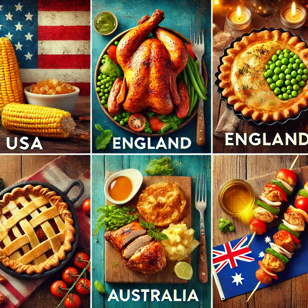Global Chicken Recipes: Flavors from the USA, England, and Australia