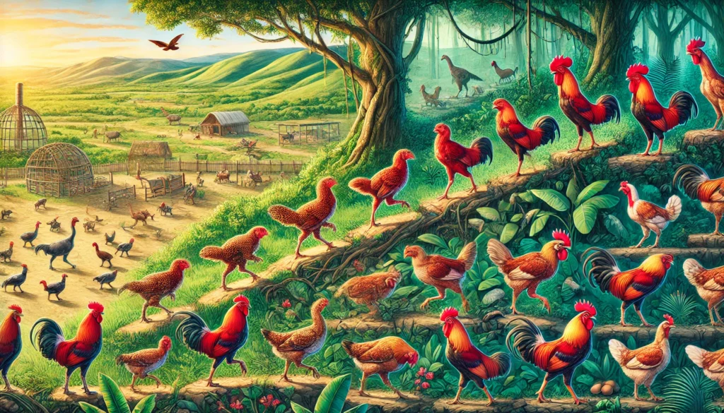 What Is the History of the Appearance of Chicken?